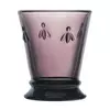 Набор из 6-ти стаканов O/F 260 мл, h 10,3 см, d 8,4 см, серия ABEILLE AUBERGINE, La Rochere
