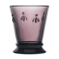 Набор из 6-ти стаканов O/F 260 мл, h 10,3 см, d 8,4 см, серия ABEILLE AUBERGINE, La Rochere