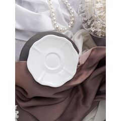 Блюдце d 12,4 см h 1,8 см, фарфор, Grazia, Casa di fortuna