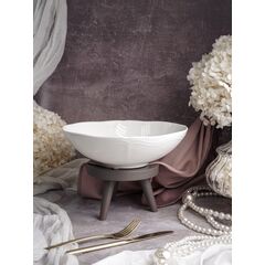 Салатник 1 л, d 21 см h 6,5 см, фарфор, Grazia, Casa di fortuna