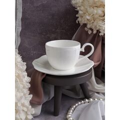 Чашка 220 мл, 12,5x8,8 см h 6,3 см, фарфор, Grazia, Casa di fortuna