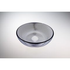 Салатник 20,5 см, цвет темно-серый, Aria, Casa di fortuna