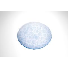 Тарелка 28 см, цвет пастельно-голубой, Scallops, Casa di fortuna