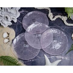 Набор из тарелок 21 см Estrella De Mar, 4 шт., цвет пастельно-розовый, Casa di fortuna