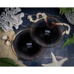 Набор обеденных тарелок 28 см Ixxir, 2 шт., молочный/кофейный, Casa di fortuna