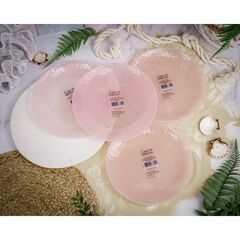 Набор обеденных тарелок 21,5 см Coralina, 4 шт., цвет пастельно-розовый, Casa di fortuna
