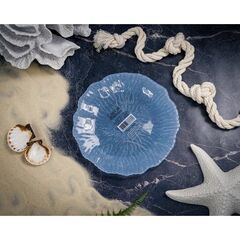 Тарелка 21 см, цвет пастельно-голубой, Reef, Casa di fortuna
