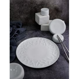 Тарелка мелкая d 25,9 см, h 2,3 см, костяной фарфор, Origami, Casa di fortuna