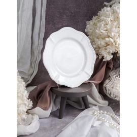 Тарелка мелкая d 21 см h 2 см, фарфор, Grazia, Casa di fortuna