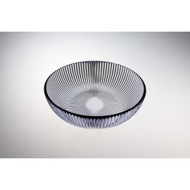 Салатник 20,5 см, цвет темно-серый, Aria, Casa di fortuna