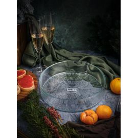 Салатник прозрачный 24 см, Angle, Casa di fortuna