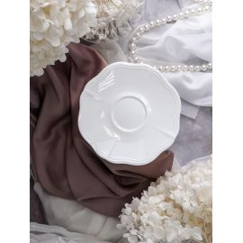 Блюдце d 16 см h 2,2 см, фарфор, Grazia, Casa di fortuna