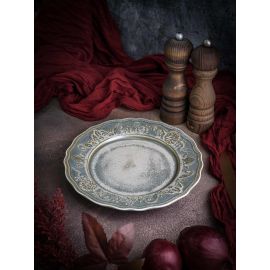 Тарелка мелкая d 23 см, h 2 см, фарфор, Vintage, Casa di fortuna