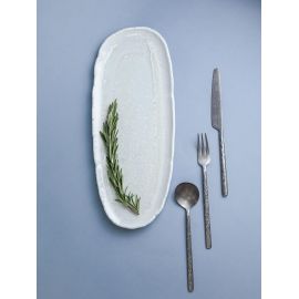 Блюдо овальное 34,5х14,5 см, h 2,4 см, Boletus Fusion, Casa di fortuna