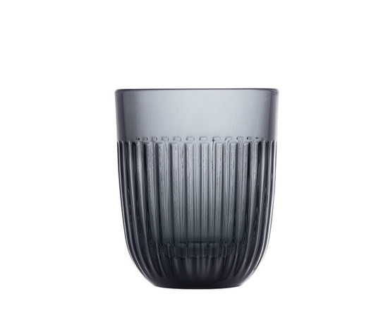 Набор из 6-ти стаканов O/F 290 мл, h 9,5 см, d 8 см, серый, серия OUESSANT ANTHRACITE, La Rochere