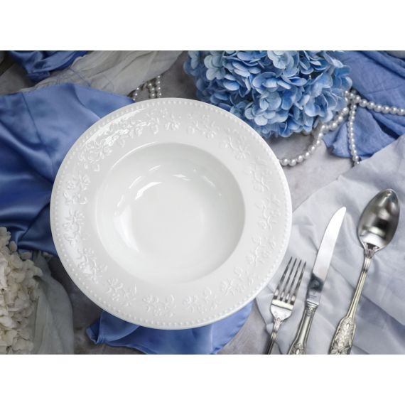 Тарелка глубокая 450 мл, d 25 см, h 5,7 см, Primavera, Casa di fortuna, изображение 2