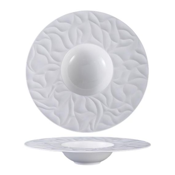 Тарелка для пасты 240 мл, d 29,3 см, h 5,2 см, костяной фарфор, Origami, Casa di fortuna, изображение 2