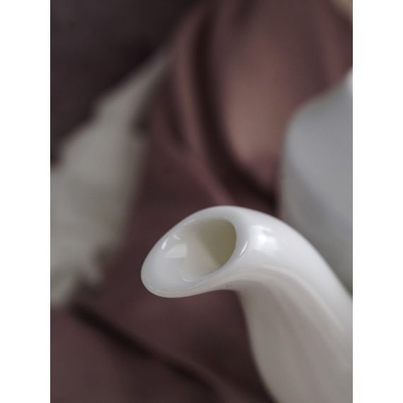 Чайник с крышкой 600 мл, 21,5x12,2 см h 14,6 см, фарфор, Grazia, Casa di fortuna, изображение 5