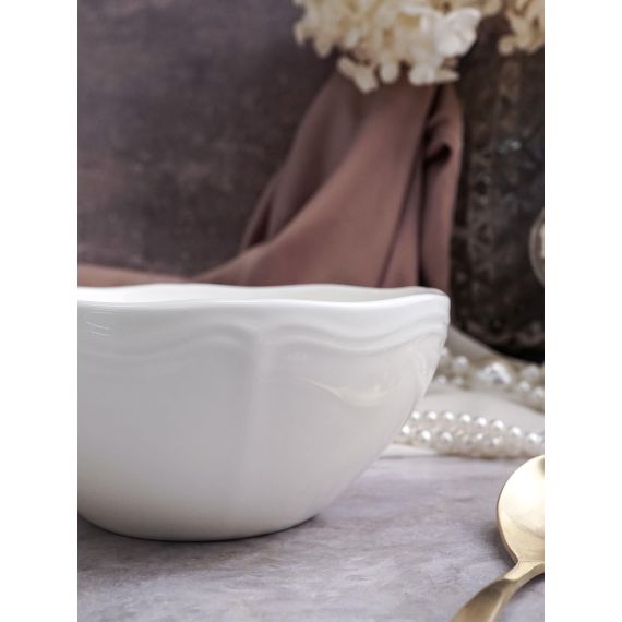Салатник 750 мл, d 15,5 см h 7 см, фарфор, Grazia, Casa di fortuna, изображение 4