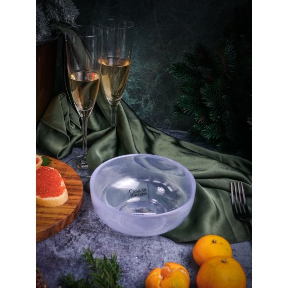 Салатник 15 см, цвет пастельно-сиреневый, Leona, Casa di fortuna