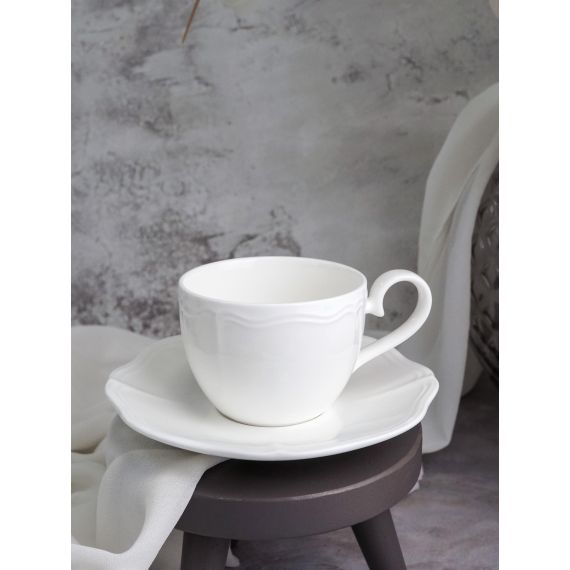 Чашка 220 мл, 12,5x8,8 см h 6,3 см, фарфор, Grazia, Casa di fortuna, изображение 5