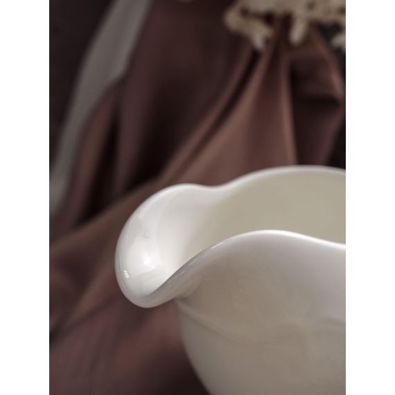 Молочник с ручкой 140 мл, 12,6x6,4 см h 9 см, фарфор, Grazia, Casa di fortuna, изображение 4