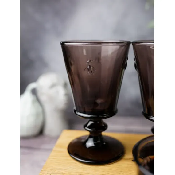 Набор из 4-х бокалов для вина 240 мл,  h 14,1 см, d 8,5 см, серия ABEILLE AUBERGINE, La Rochere, Кол-во в наборе: 4, изображение 9