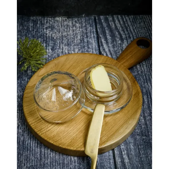 Масленка с крышкой 70 мл, d 9,5 см h 6,5 см, серия VERSAILLES, La Rochere, изображение 19