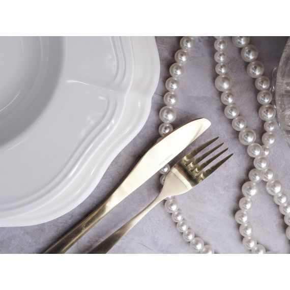 Тарелка глубокая для пасты 280 мл, d 24,5 см h 4,3 см, фарфор, Grazia, Casa di fortuna, изображение 6