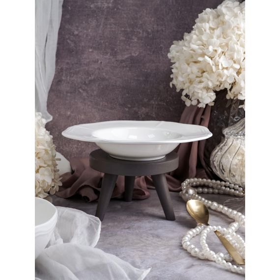 Тарелка глубокая для пасты 280 мл, d 24,5 см h 4,3 см, фарфор, Grazia, Casa di fortuna, изображение 3