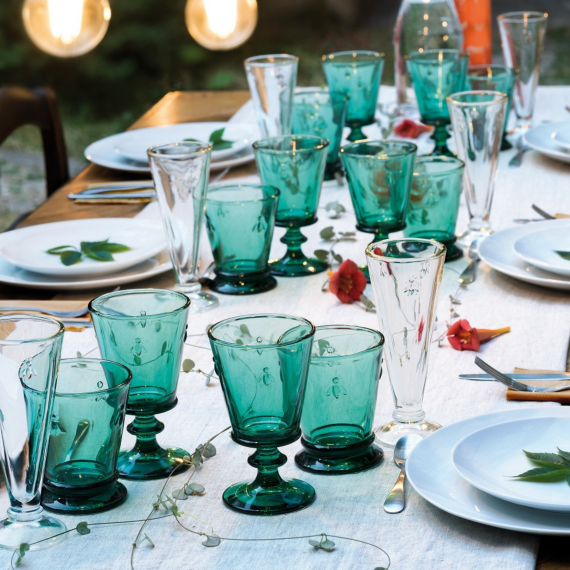 Набор из 4-х стаканов O/F 260 мл, h 10,3 см, d 8,4 см, серия ABEILLE EMERAUDE, La Rochere, Кол-во в наборе: 4, изображение 4