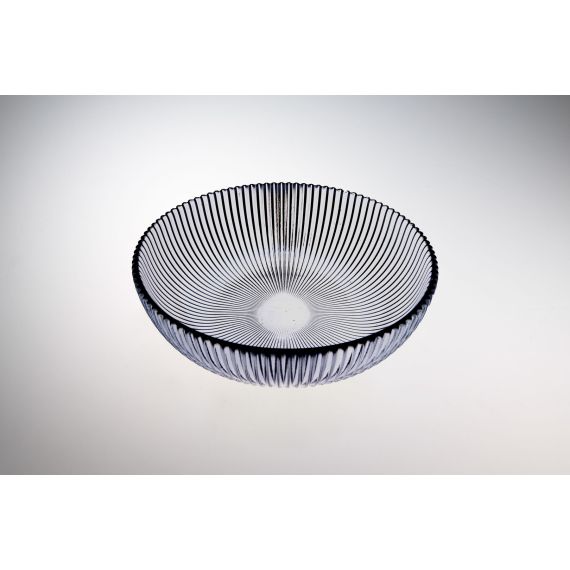 Салатник 20,5 см, цвет темно-серый, Aria, Casa di fortuna