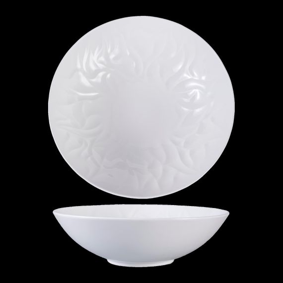 Салатник 850 мл, d 19,5 см, h 6 см, костяной фарфор, Origami, Casa di fortuna, изображение 5