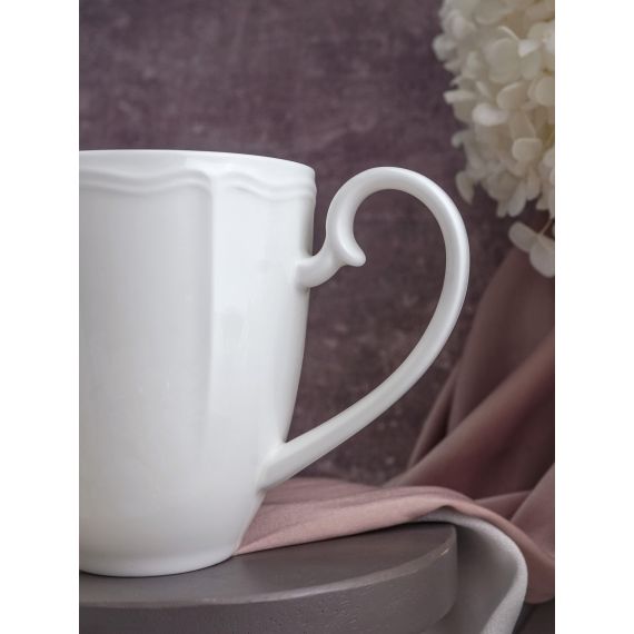 Кружка 380 мл, 13,2x8,7 см h 14,6 см, фарфор, Grazia, Casa di fortuna, изображение 3