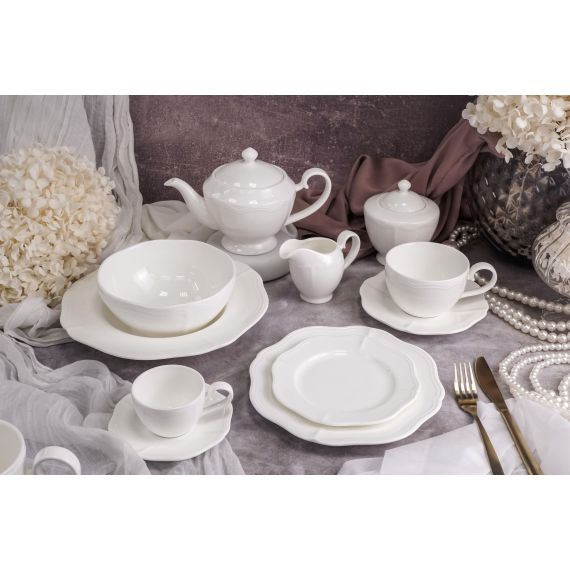 Блюдце d 16 см h 2,2 см, фарфор, Grazia, Casa di fortuna, изображение 8