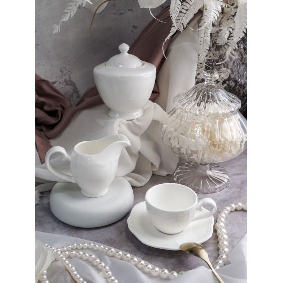 Салатник 1,9 л, d 26 см h 7,5 см, фарфор, Grazia, Casa di fortuna, изображение 15