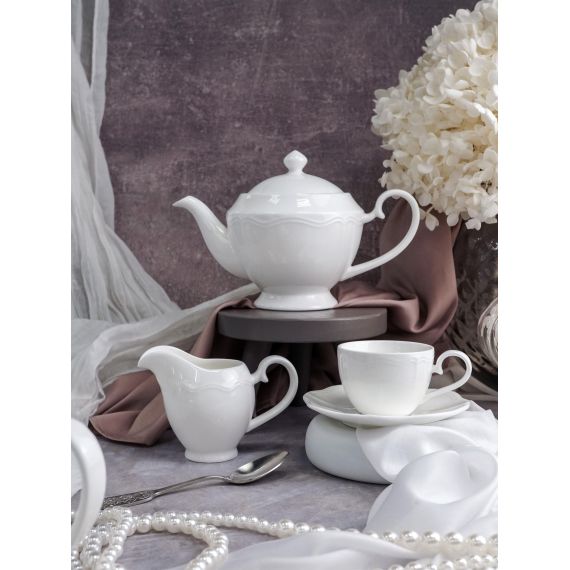 Салатник 1,9 л, d 26 см h 7,5 см, фарфор, Grazia, Casa di fortuna, изображение 11