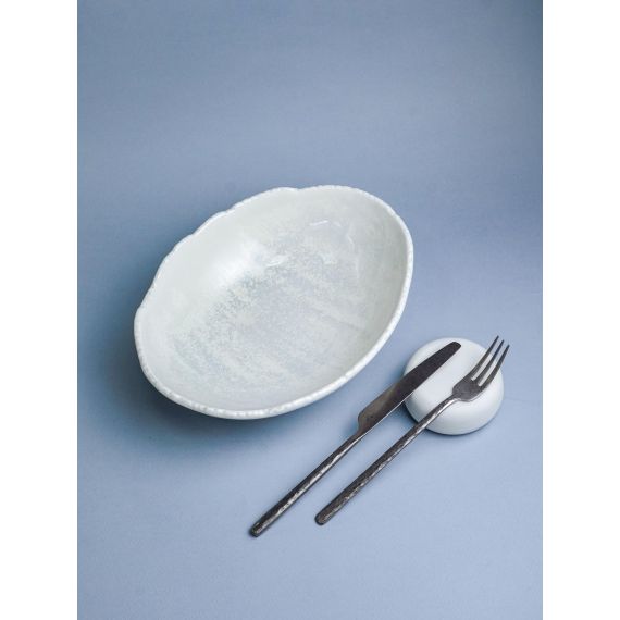 Салатник овальный 1 л, 25,5х20,5 см, h 7 см, Boletus Fusion, Casa di fortuna, изображение 3