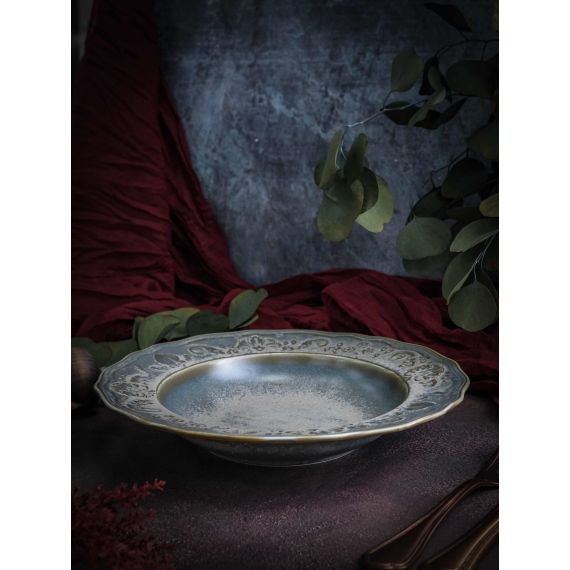 Тарелка глубокая/для пасты 470 мл, d 26,5 см, h 5 см, фарфор, Vintage, Casa di fortuna, изображение 2