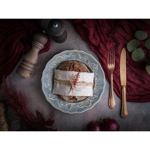 Тарелка мелкая d 23 см, h 2 см, фарфор, Vintage, Casa di fortuna, изображение 5