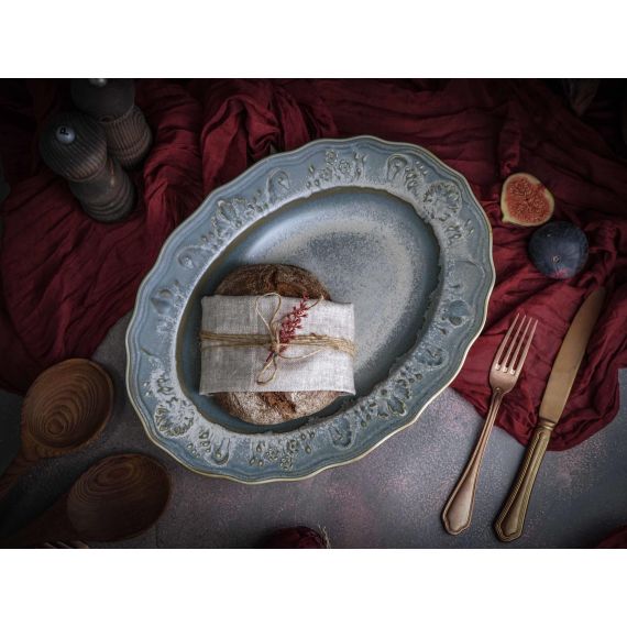 Блюдо овальное 37x27,6 см, h 5 см, фарфор, Vintage, Casa di fortuna, изображение 7