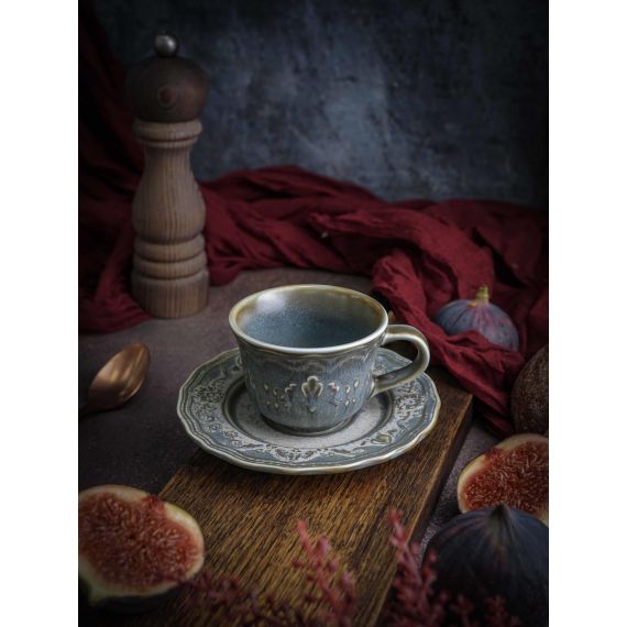 Чашка 100 мл, 9x7,3 см, h 5,5, фарфор, Vintage, Casa di fortuna, изображение 5