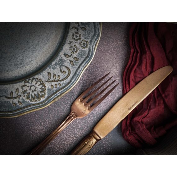 Тарелка мелкая d 26 см, h 2,5 см, фарфор, Vintage, Casa di fortuna, изображение 5