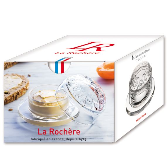 Масленка с крышкой 70 мл, d 9,5 см h 6,5 см, серия VERSAILLES, La Rochere, изображение 8