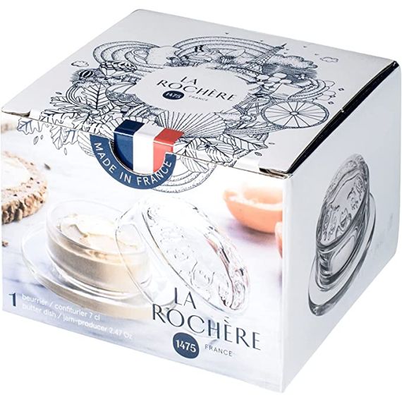 Масленка с крышкой 70 мл, d 9,5 см h 6,5 см, серия VERSAILLES, La Rochere, изображение 9