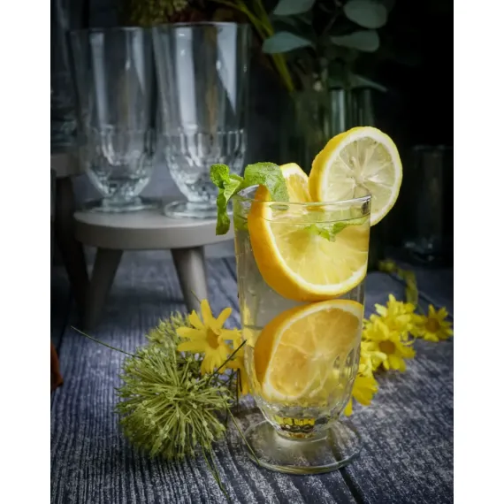 Набор из 6-ти стаканов H/B на ножке, 380 мл, d  15,3 см, d 8 см, серия ARTOIS, La Rochere, изображение 18