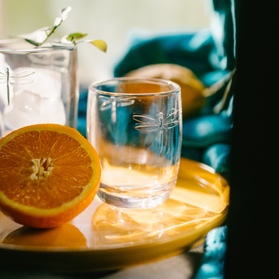 Набор из 6-ти стаканов o/F 280 мл, h 10,2 см, d 7,5 см, серия LIBELLULES, La Rochere, Кол-во в наборе: 6, изображение 5