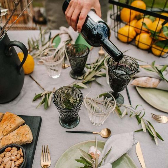 Набор из 6-ти бокалов для вина 230 мл  h 16,5 см, d 8,5 см, серия LYONNAIS anthracite, La Rochere, изображение 11