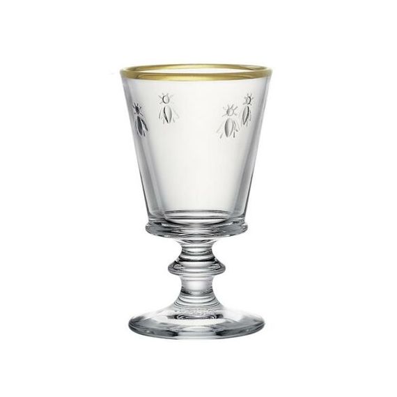 Набор из 4-х бокалов для вина с золотым ободком 260 мл, серия ABEILLE, La Rochere, изображение 5