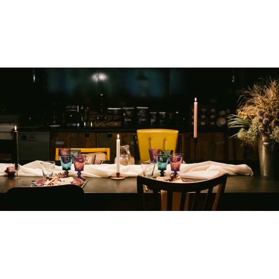 Набор из 6-ти бокалов для вина 240 мл,  h 14,1 см, d 8,5 см, серия ABEILLE EMERAUDE, La Rochere, изображение 6